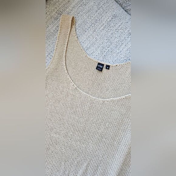 💝Simons Tan Knit Tank Top - Picture 3 of 3